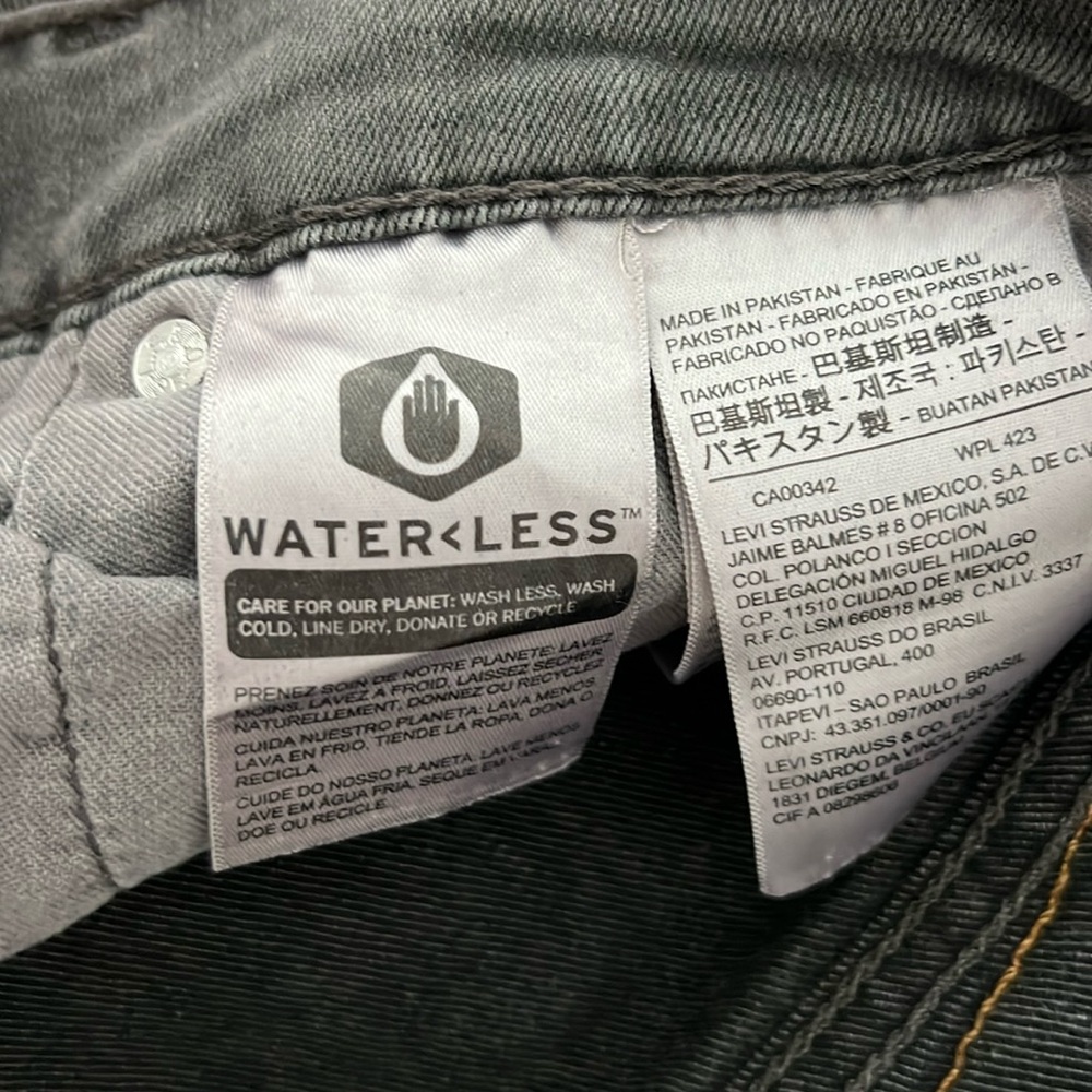 Levi’s 512 Premium waterless jeans 32x29